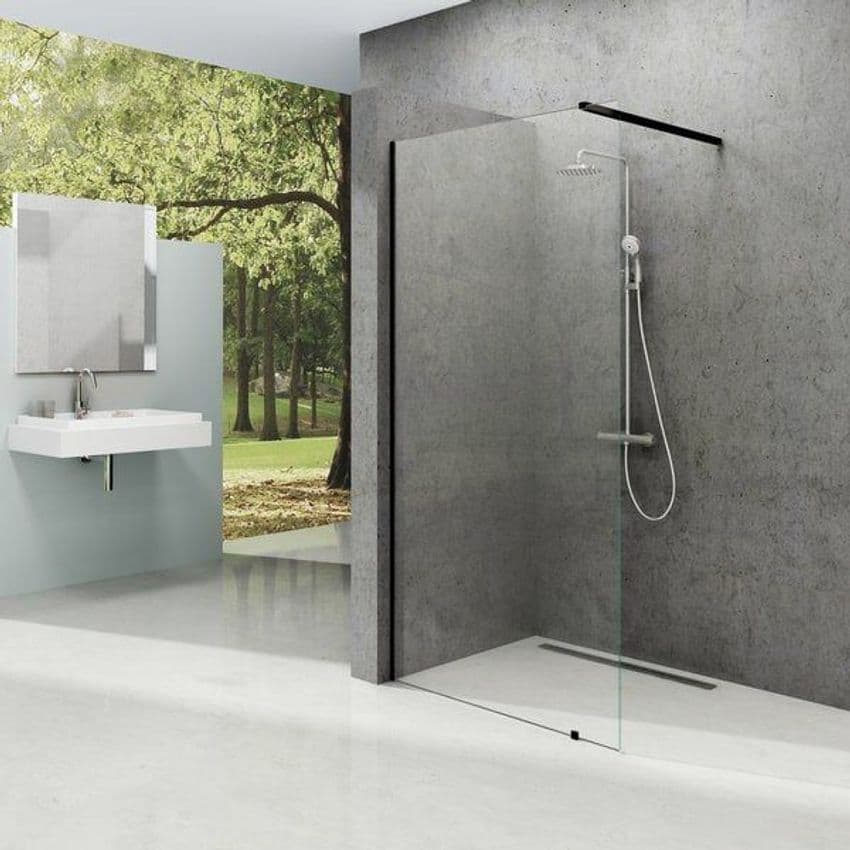 Walk-in Wall w-set-black