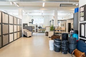 Bilder fra utstilling av butikk til Modena Vennesla